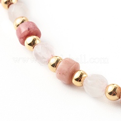 Braccialetti di stirata in rilievo naturale della pietra preziosa naturale&nbsp;BJEW-JB06257
