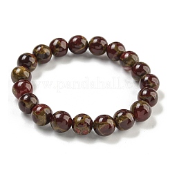 Bracelets extensibles ronds en or synthétique avec pierre clinquant&nbsp;G-P549-02A-04