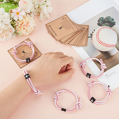 12 verstellbares Nylonarmband für Männer und Frauen&nbsp;BJEW-ME0001-08