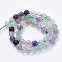 Perline fluorite naturale fili&nbsp;X-G-S281-19-6mm