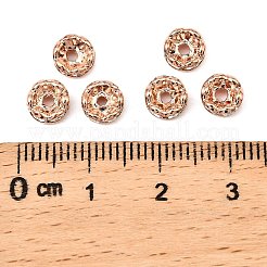 Messing Strass Zwischen perlen&nbsp;RB-A014-L6mm-01RG-NF