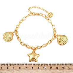 Charm-Armbänder aus 304 Edelstahl für Damen&nbsp;BJEW-D359-09G