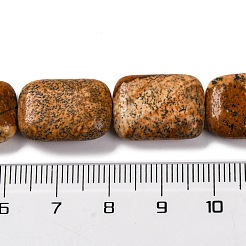 Natürliches Bild Jaspis Perlen Stränge&nbsp;G-T047-B07-01