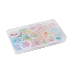 60 Stück Acrylperlenrahmen im 6-Stil&nbsp;SACR-FS0001-14