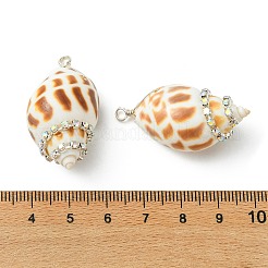 Pendientes de concha de caracol naturales&nbsp;PALLOY-TA00416