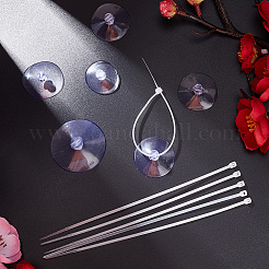 100 Stück transparente PVC-Saugnäpfe&nbsp;PVC-GO0001-01