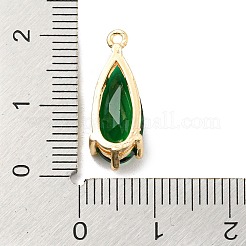 Anhänger aus Zirkonia aus Messing&nbsp;KK-Q801-01G-04
