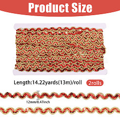Polyester mit Pailletten&nbsp;OCOR-WH0111-97