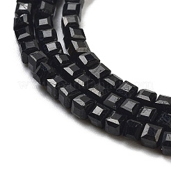 Natürliche schwarze Turmalin Perlen Stränge&nbsp;G-H042-B21-01