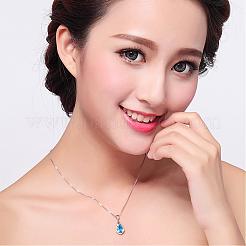 Squisito pendente a goccia in ottone cubic zirconia&nbsp;ZIRC-EE0001-001P