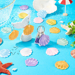 DIY-Ohrring-Kits aus Harz in Muschelform&nbsp;DIY-TA0011-06