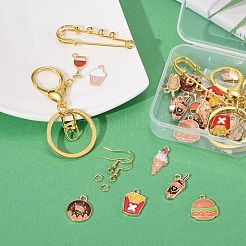 Fabricación de conjuntos de joyas con temática de té de la tarde de diy 85pcs&nbsp;DIY-LS0002-67G