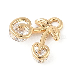 Colgante micropavé cubic zirconia de latón&nbsp;KK-R219-28G-02