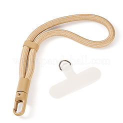 Pestaña de sujeción para teléfono con cordón de poliéster&nbsp;HJEW-TAC0009-30B-02