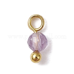 7 stücke 7 arten natürliche rote jaspis & tigerauge & rosenquarz & aventurin & magnesit & lapislazuli & amethyst facettierte runde charme&nbsp;PALLOY-JF03452