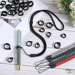 5 cinturino da collo in poliestere bicolore&nbsp;DIY-GF0008-12