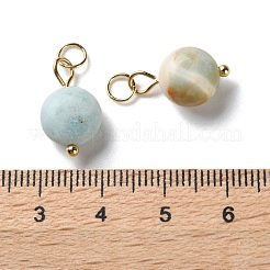 Amazonit Anhänger mit natürlichen Blumen&nbsp;STAS-C120-10G-02