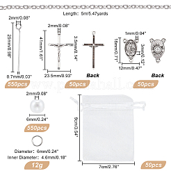 DIY Rosenkranz Armband Halskette Herstellungsset&nbsp;DIY-PH0009-85