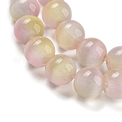 Chapelets de perles d'œil de chat&nbsp;G-K378-A01-02