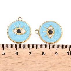 304 Edelstahl-Emaille-Anhänger&nbsp;STAS-K293-14G-01