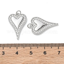 Pendentifs en laiton et zircon cubique transparent pour la Saint-Valentin de Shegrace&nbsp;XGRQ3K656-561P