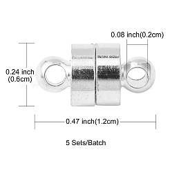 Messing Magnetschließen&nbsp;KK-YW0001-57S
