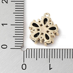 Adornos de latón micropavé de circonia cúbica&nbsp;KK-G491-26G-03