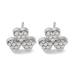 Clous d'oreilles en laiton&nbsp;EJEW-D288-11P