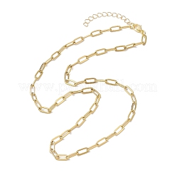 Collane con catene a forma di graffetta in acciaio inossidabile 304 per donna&nbsp;NJEW-JN04744