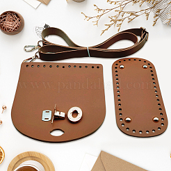 Kits d'accessoires pour sac à bandoulière en cuir PU fait main au crochet&nbsp;DIY-CL0002-52B