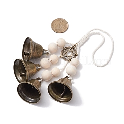 Campana colgante de hierro decoracion&nbsp;HJEW-JM02255