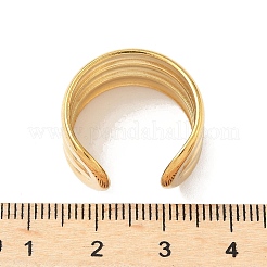 304 Edelstahl klobige Manschettenringe&nbsp;RJEW-S626-02G