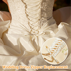 Remplacement de la fermeture éclair de la robe de mariée&nbsp;AJEW-WH0348-97B-02