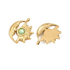 Ciondoli in strass in acciaio inossidabile 304&nbsp;STAS-Z166-24G-08