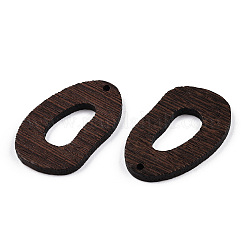 Pendentifs en bois de wengé naturel&nbsp;WOOD-T023-62