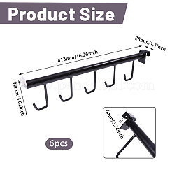 Gancio di ferro con 5 gancio&nbsp;AJEW-WH0696-511B