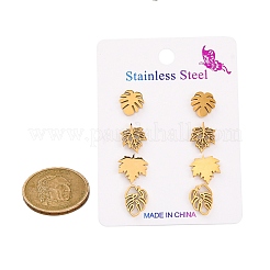 Ohrstecker-Sets aus Edelstahl 304&nbsp;EJEW-H142-08G