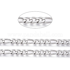 Anlaufgeschützte Figarokette aus Edelstahl 304&nbsp;CHS-M003-12P-A