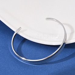 Bracelets manchettes ouverts en acier inoxydable 304 pour femmes&nbsp;BJEW-R019-03P-02