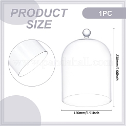 Cubiertas de cúpula de campana de vidrio&nbsp;AJEW-WH0460-033B