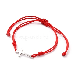 Braccialetti di perline intrecciati in nylon regolabili&nbsp;BJEW-JB05626-02