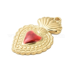 Pendentifs en acier inoxydable 304 émaillés&nbsp;STAS-K303-04G-02