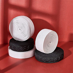 Elastico antiscivolo in silicone antiscivolo in poliestere&nbsp;SRIB-WH0006-22A-01