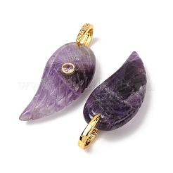 Natürlichen Amethyst Edelsteinanhänger&nbsp;GG-CBA51ED-02G-09