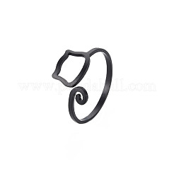 Fingerringe mit Eisenmanschette für Herren&nbsp;RJEW-N029-068