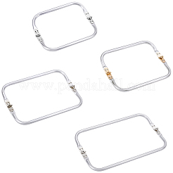 4 Stück 4 Stile Aluminium-Taschengriff&nbsp;FIND-BBC0004-97