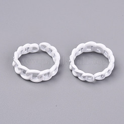 Anelli per polsini in lega verniciati a spruzzo&nbsp;X-RJEW-T011-32E-RS