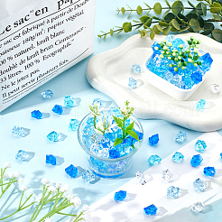 400pcs 4 Farben transparente Acrylperlen&nbsp;OACR-SC0001-49