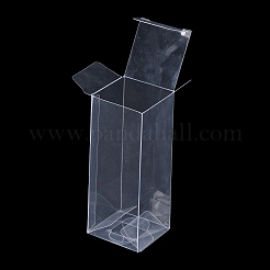 Rechteck transparente Kunststoff-PVC-Box-Geschenkverpackung&nbsp;CON-F013-01N