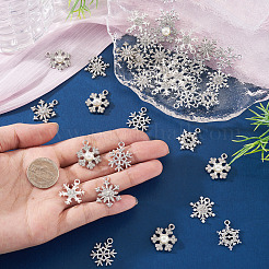 36 stücke 6 stile legierung strass anhänger&nbsp;FIND-TA0010-05